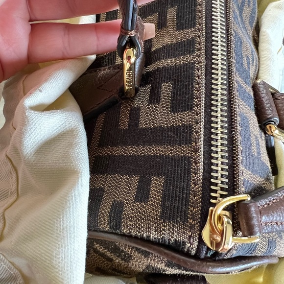 Fendi Tobacco Zucca Boston bag - Picture 15 of 16